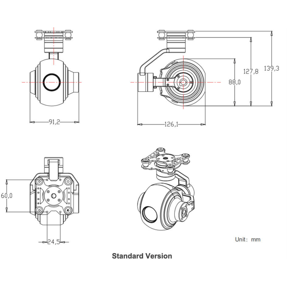 Q10T EO ZOOM Camera